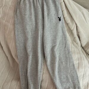 PLAYBOY Heather Gray Joggers
